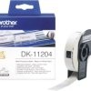 Etykiety do drukarek etykiet Brother DK11204, 54 x 17 mm, Etykieta adresowa, biały