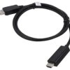 Kabel DisplayPort 1.2 DisplayPort wtyk z obu stron 1m czarny AK-340303-010-S
