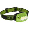 Sealey HT08RG Rechargeable Head Torch with Auto-Sensor 8W COB LED - Green