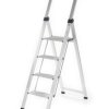 Schodki przenośne 4-stopniowe Aluminium wysokość 910mm RS PRO Srebrny