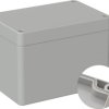 PC enclosure, (L x W x H) 120 x 80 x 85 mm, light gray (RAL 7035), IP66, 5U220600
