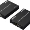 SpeaKa Professional SP-HDE-350 HDMI Ekstender HDMI przez kabel sieciowy RJ45 Funkcja KVM (klawiatura, mysz, klawiatura)