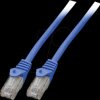 K8104BL.0,5 Cat.6 U/UTP patch cable CCA, 0,5 m, blue