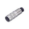 Binder 99-5114-15-05 Female Cable Mount Silver Plated 5 Pin with 4-6mm Outlet