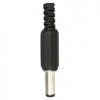 Wtyk dc 2.1/5.5mm lutowany zasilający długi 14mm