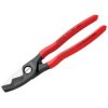 Knipex 95 11 200 SB Cable Shears Twin Cutting Edge PVC Grip 200mm (8in)
