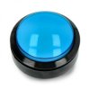 Push Button 6cm - niebieski
