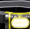 48604 LED headlamp, 168 lm, black/yellow, IP54, 3x AAA