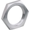 Hexagon nut, M18, W 24 mm, H 4 mm, outer Ø 27 mm, stainless steel, E10028, package with 2 pieces
