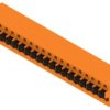 PCB terminal, 20 pole, pitch 5.08 mm, AWG 24-12, 20 A, spring-clamp connection, orange, 1330910000