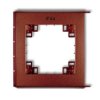 FLEXI Ramka zewnętrzna do wyłączników IP44 brązowy metalik 9FRH KARLIK