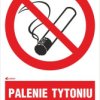 Samoprzylepna tabliczka ostrzegawcza /Palenie tytoniu zabronione 150x205/ 12P/1/F1/FS