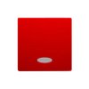 Simon Basic Klawisz pojedynczy z oczkiem do łączników/przycisków z podświetleniem czerwony BMKW1L/22