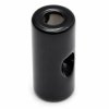 Ceramiczny uchwyt przelotowy czarny 20×45 mm do przewodu natynkowego - Ceramic Classic Loft