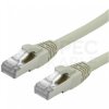 Patchcord S/FTP kat.6A PiMF kabel sieciowy LAN 2x RJ45 linka PoE szary 0,5m GT NETWORKS