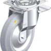 Blickle 850007 L-RD 252R-ST-VLI-FA Rolka obrotowa z blachy stalowej Średnica koła: 250 mm Maksymalne obciążenie: 450 kg
