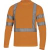 Odblaskowa koszulka długi rękaw Pika 100 poliester 235 G/M2kolor pomarańczowy rozmiar XL STARORXG