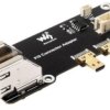 Wielofunkcyjna przejściówka z micro HDMI na HDMI do Raspberry Pi 5 / 4B  Waveshare