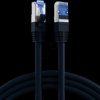 K5525FSW.1 Cat. 6A S/FTP patch cable, Super Flex, 1 m, black