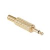 Wtyk Jack 3.5 mono złoty