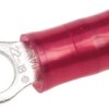 Zacisk oczkowy rozmiar przewodu 1.65mm² Ø , M3.5 izolowany średnica wew 3.68mm Czerwony TE Connectivity