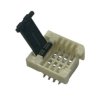 Podstawka testowa SOP8 /SO8 / SOIC8 (SMD) eZIF R=1,27mm (SPI Flash Socket) 208mils Clamshell