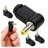 5x Wtyczka Zasilania DC 4,0x1,7mm Męska Kątowa - Wtyk do Montażu na Przewód