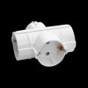 Rozgałęźnik 3x2P+Z (Schuko) biały OR-AE-13184(GS)