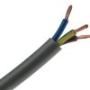 Kabel zasilający 3 Core PVC Sheath Szary 9.7mm od , 300 V, 500 V