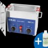 18046 Ultrasonic cleaner, 2 l, 120 W, with heater, stainless steel
