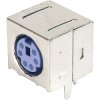 Assmann WSW A-DIO-FS06/Purple Mini DIN PCB mounted socket shielded 6 pins