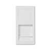 KA76/9 biały Płytka K45/2 1x RJ z osłoną KONTAKT