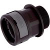 Straight hose screw fitting, PG36, 36 mm, PA, IP66/IP67/IP68/IP69, black, (L) 66.8 mm, 61804250