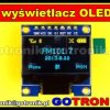 Wyświetlacz OLED 0,96' SSD1306 dwukolorowy niebieski + żóty