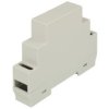 Obudowa; na szynę DIN; Z105J; ABS; 17mm; 90mm; 65mm; jasnoszary; 1 moduł; Kradex; RoHS; czarny zaczep 1szt