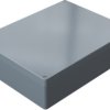 Aluminum enclosure, (L x W x H) 404 x 313 x 111 mm, gray (RAL 7001), IP66, 013140110