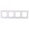 Simon 54 Premium Ramka poczwórna biała do karton‑gips DRK4/11