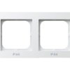 SONATA STANDARD Ramka 2 podwójna do łączników IP44 biały mat RH-2R/75 OSPEL