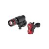 Lampa rowerowa przednia i tylna 3 tryby pracy zasilanie 5xAAA / URZ0910