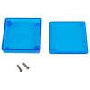 Hammond 1551TTTBU Miniature Plastic Enclosure 60 x 60 x 15 Trans. Blue