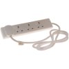 SMJ B4W2MP Extension Lead 240V 4-Way 13A 2m