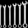 940 Combination spanner set, 4 - 11 AF, 10 pieces