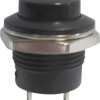 TRU COMPONENTS 1587737 Przycisk TC-R13-507A-05BK, 16 mm, 250 V/AC, 3 A, 1 szt.