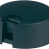 Rotary knob, 6 mm, plastic, black, Ø 31 mm, H 16 mm, A1031069