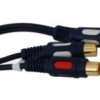 PRZEJSCIE J3.5MM-WT./2*RCA GN.