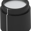 Rotary knob, 6.35 mm, plastic, black, Ø 14 mm, H 13 mm, 6-1437624-0