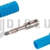 Wtyk banan bezp. 4mm 1065-BU 36A CAT III 1000V