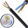 Kabel mieszkaniowy OMY / H03VV-F 3x0,5mm2 czarny 300/300V giętki linka Elektrokabel