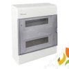 Rozdzielnica natynkowa 24 modułowa 2x12M drzwi transparentne IP40 SRn-24 (N+PE) 1.6 ELEKTRO-PLAST