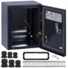 Obudowa hermetyczna rozdzielnica metalowa z płytą montażową 250x200x150mm IP65 natynkowa antracytowa NEKU